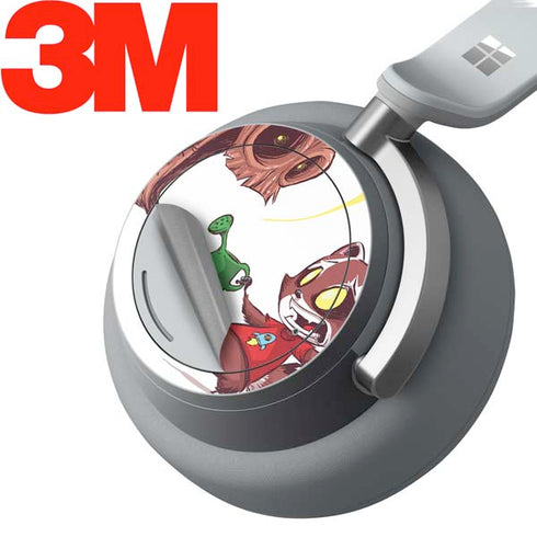 Marvel Rocket Raccoon and Groot Tall Tails Surface Headphones Skin